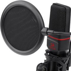 Omnidirectional Karaoke Recording Condenser Microphone Audio 3.5mm Wired Mic for PC Laptop Tablets Smartphones Live Broadcast Streaming