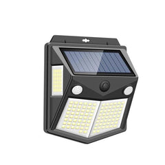 260LED Outdoor  Solar Light IP65 Waterproof Motion Sensor Solar Light Garden Courtyard Passage Security Lighting Black