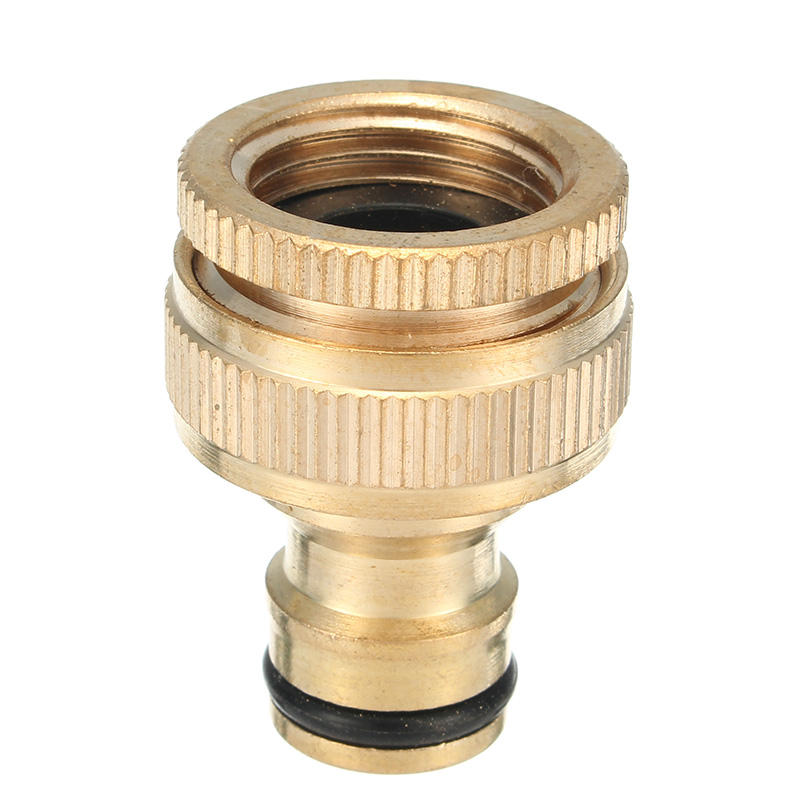 1/2 & 3/4 Inch Brass Faucet Adapter Female Washing Machine Water Tap Hose Quick Connector