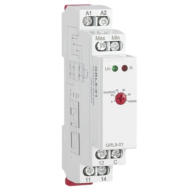 Water Level Controller 2 Level Mode Relay Liquid Monitoring Relay,AC/DC 24-240V