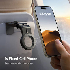 Magnetic Airplane Phone Holder - Flexible, Hands-Free Mount for iPhone 12-15 Magsafe