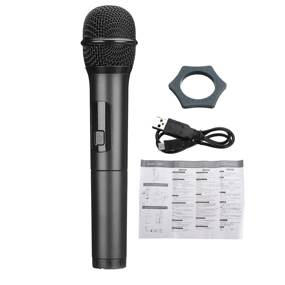 Professional Microphone UHF Wireless Lightweight with Receptor Various Frequency 10 Channel