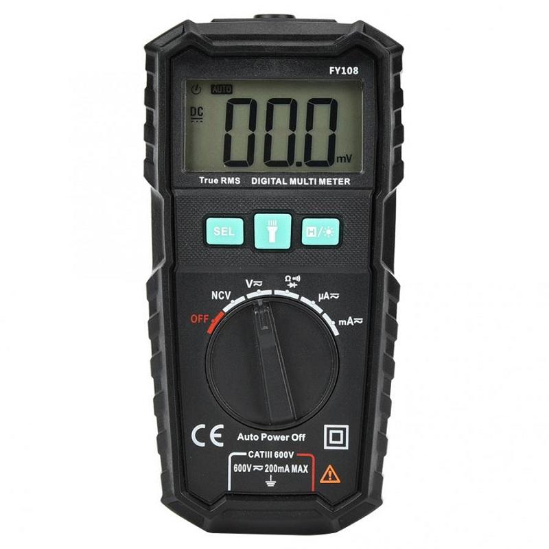 Mini Digital Multimeter Multimeter Multi-Functional Portable Automatic Range Avometer Test Machine for Schools Experiment