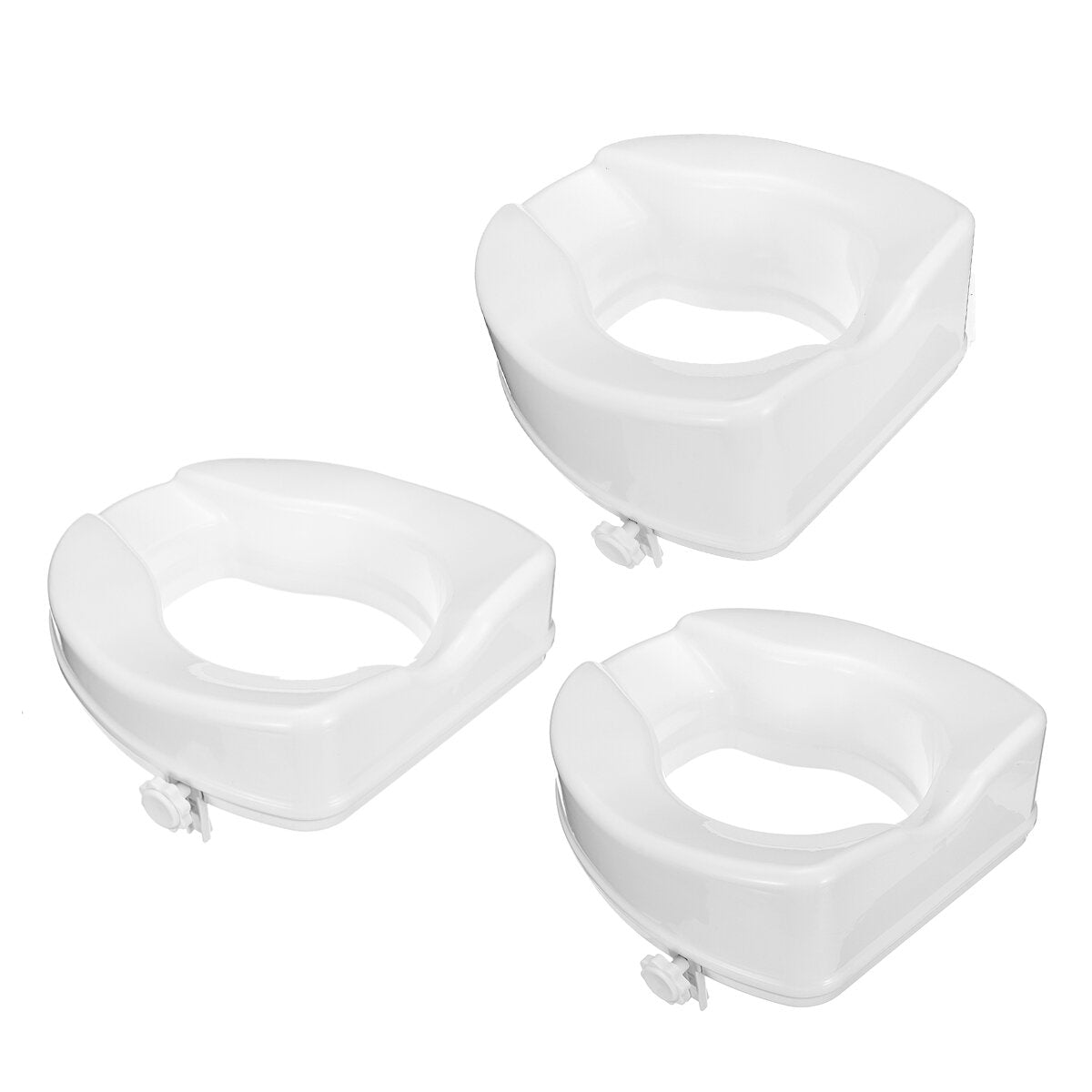 Elevated Raised Toilet Seat Lift Safety Without Cover