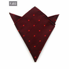 Fashion Handkerchief for Men Suit Western Style Dot Men Paisley Pocket Square Tie Handkerchiefs