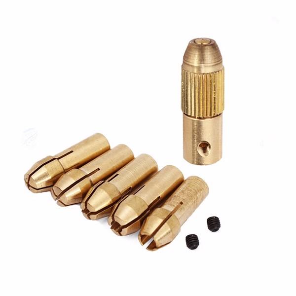 0.5-3mm Small Electric Drill Bit Collet Micro Twist Drill Chuck Set