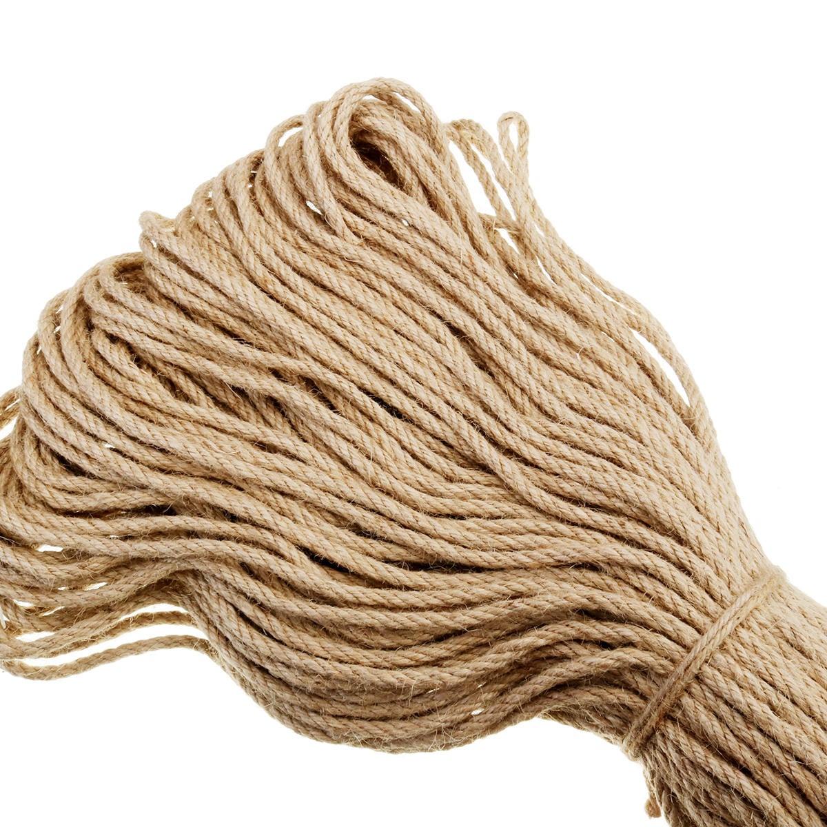 6mmx100m Sisal Rope Jute Twine Rope Natural Hemp Cord Fibre Decor Multi-functional Tools