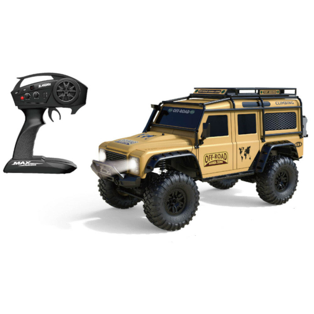 1/10 2.4G 4WD RC Car Full Proportional Rock Crawler Pickup Off-Road Truck Vehicles Toys