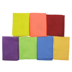 7 Pieces LADE Multicolor Polishing Cloths Cleaning Cloths for Wind Instrument