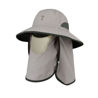 Sun Protection Cover Face Visor Outdoor Fishing Hat Summer Quick-drying Cap Breathable Hat Baseball Cap