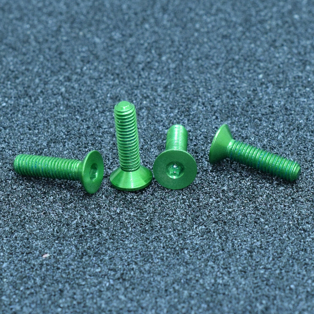 10Pcs M3x14mm Flat Countersunk Head Hex Socket Screw 7075 Aluminum Alloy Metric Bolt Screws