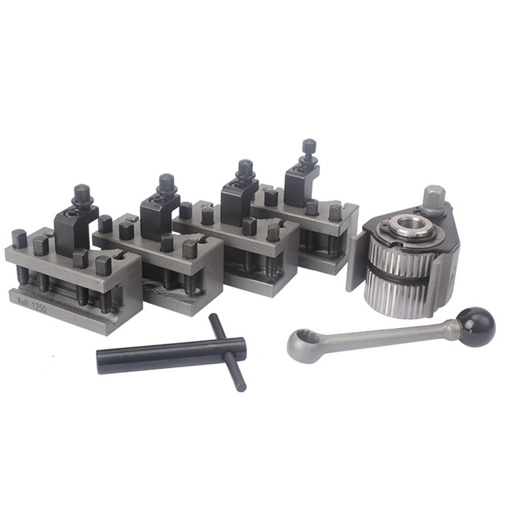 Aa Eb Lathe Quick Change Tool Post Holder Set WM210V&WM180V&0618 12x12mm Tool Rest for Swing Over Bed 120-220mm