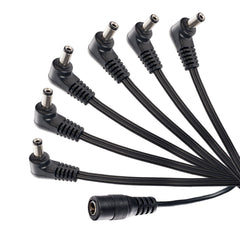 1 To 6 Daisy Chain Cable Guitar Effects Pedal Power Supply Splitter Cable Guitar Parts Accessories