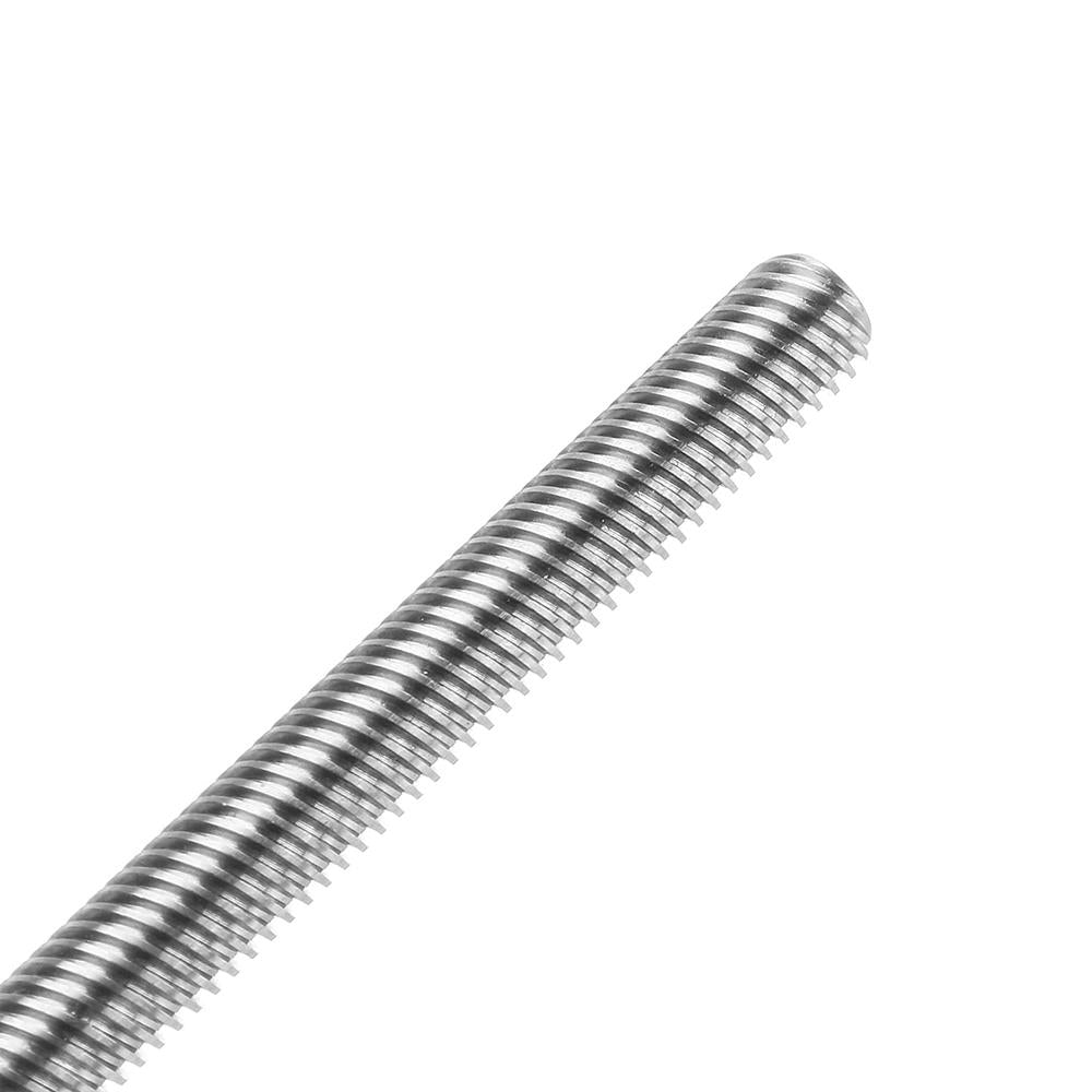 100mm T6 Lead Screw 6mm Thread 1mm Pitch Lead Screw with Flange Copper Nut