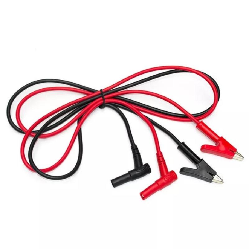 3Pcs 1M 15A Banana Plug To Crocodile Clamp Replaceable Multimeter Probe