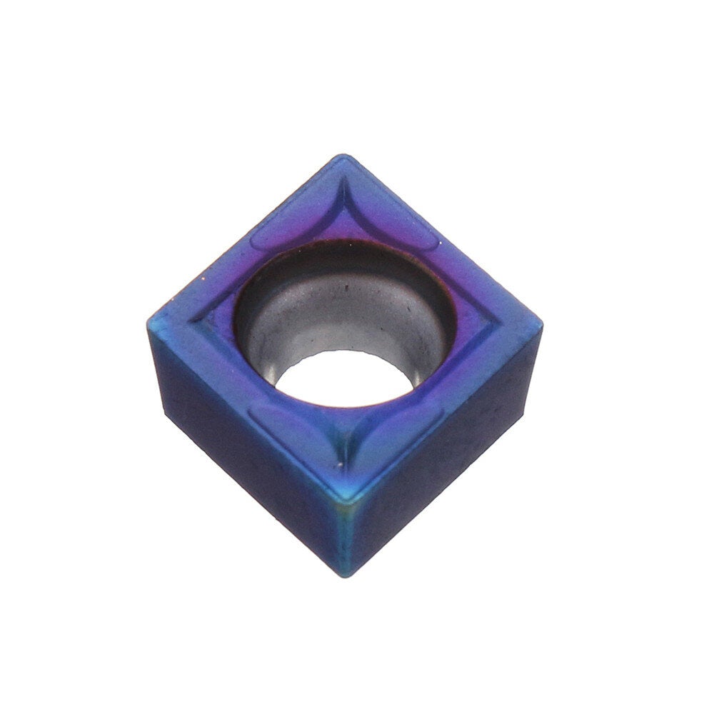 10pcs HRC45 Blue Nano CCMT09T304 VP15TF Carbide Insert for SCLCR/SCLCL Turning Tool Holder