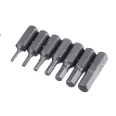 44Pcs S2 Screwdriver Bit Set Phillips Slotted Torx Hex Screwdriver Bits with Extension Rod 1/4 Inch Hex Shank