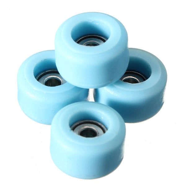 4pcs Fingerboard Urethane Bearing Wheels Set for Wooden Fingerboard