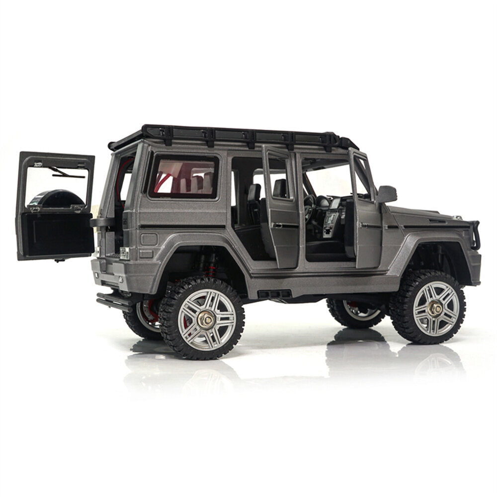 RTR 1/24 2.4G 4WD RC Car Mini Crawler LED Light Alloy Shell Off-Road Truck Vehicle Models