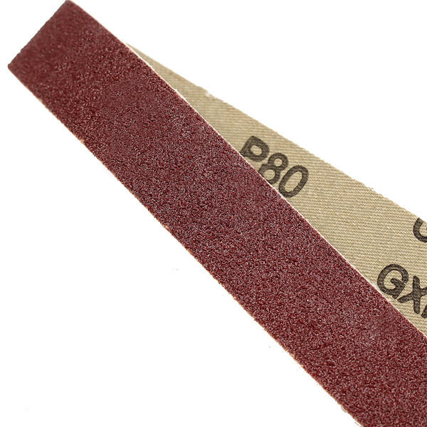 25x1067mm 80 Grit Sanding Belt Aluminum Oxide Grinding Polishing Sanding Belt