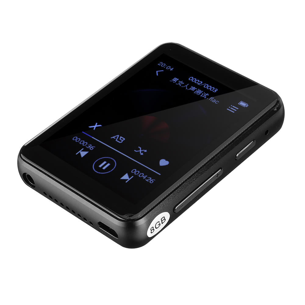 4GB MP3 Player HD Lossless MP4 MP5 MP6 Music Audio Video Built in Speaker External Sound Recording Alarm FM