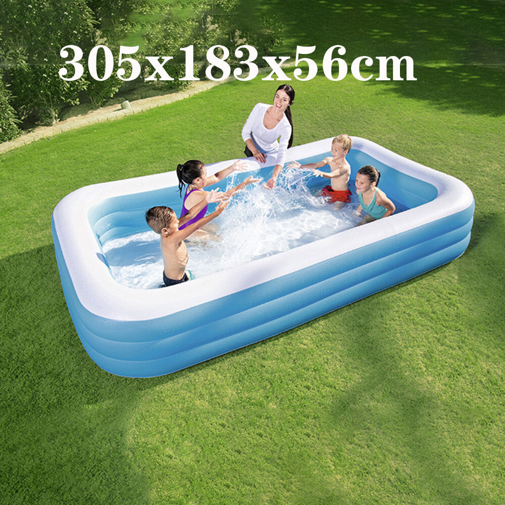 Inflatable Swimming Pool Kids Adult Yard Garden Family Party Outdoor Indoor Playing Inflatable Bathtub