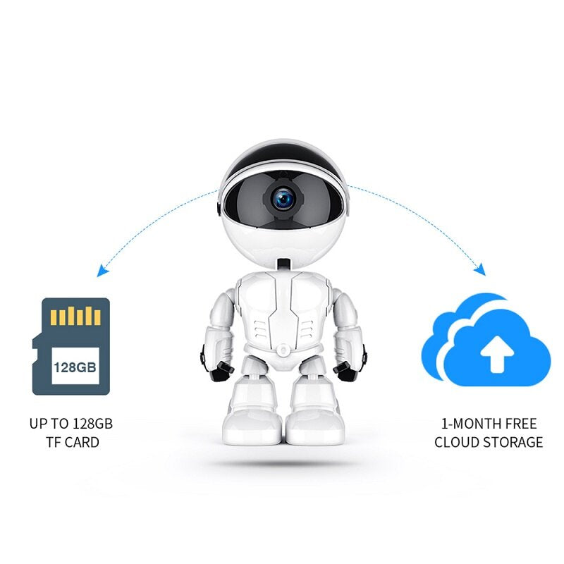 1080P IP Camera Robot Intelligent Auto Tracking Cloud Home Security Wireless WiFi Two Way Audio Night Vision ONVIF CCTV Surveillance Camera