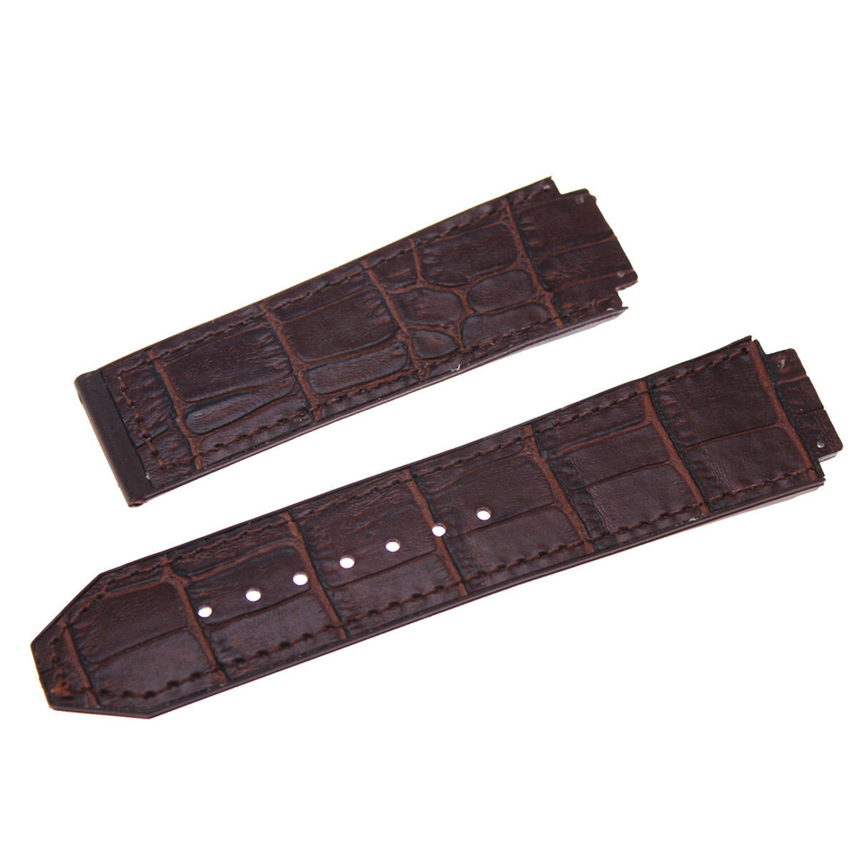 Replacement 25mm Rubber Leather Watch Band Strap For Hublot Big Bang