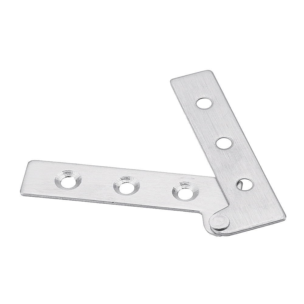 Stainless Steel Concealed Hinge 7-Shape Chicken Mouth Shape Door Hinge 360 Degree Rotating Hardware