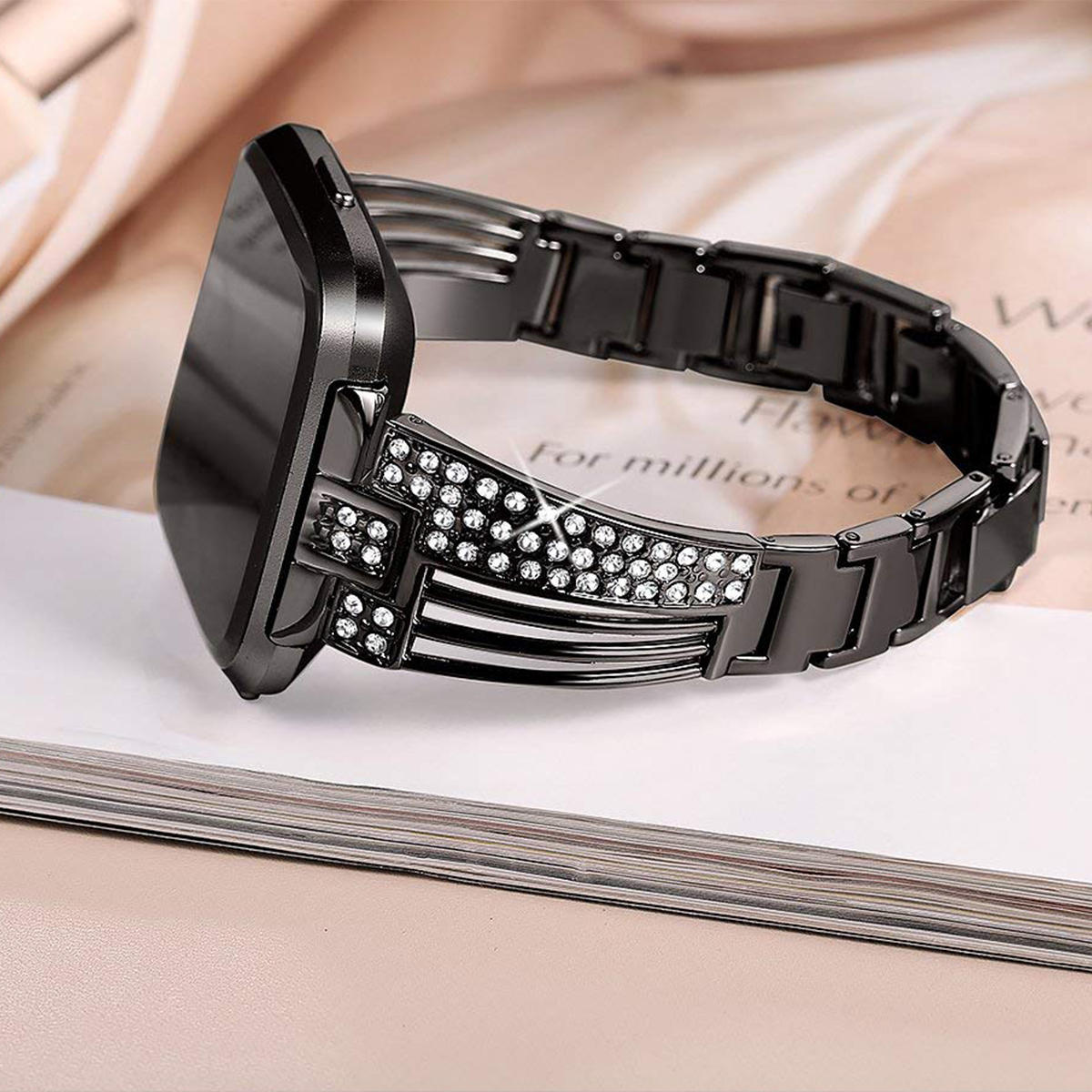 Stainless Steel Replacement Watch Bracelet Band Strap Wristband For Fitbit Versa Smart Watch