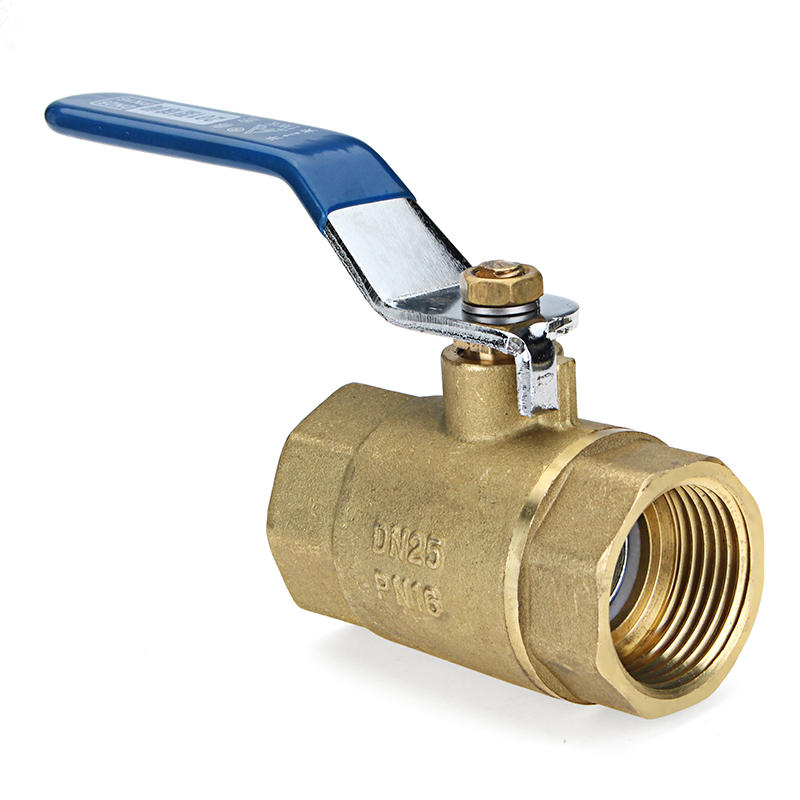 1/2" 3/4" 1" Female Brass Two Piece Full Port Thread Ball Valves with Vinyl Handle