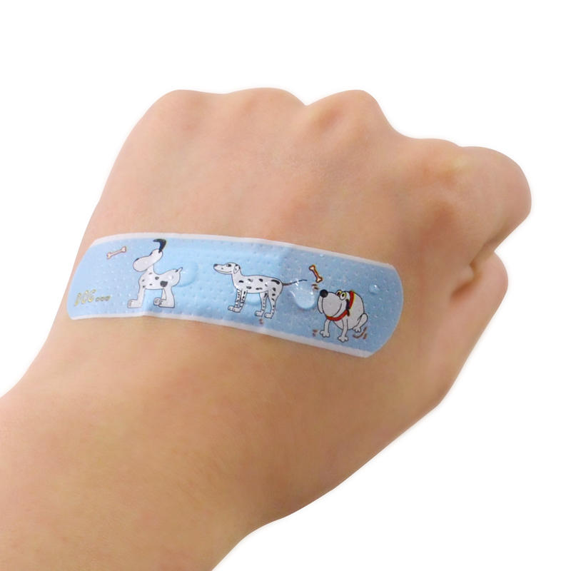 100Pcs Waterproof Breathable Cute Cartoon Band Aid Emergency Kit For Kids Children