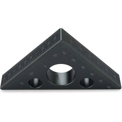 Woodworking Triangle Angle Ruler Aluminum Alloy 90 45 Degree Accuracy For Woodworkers Precision Measurement Tool