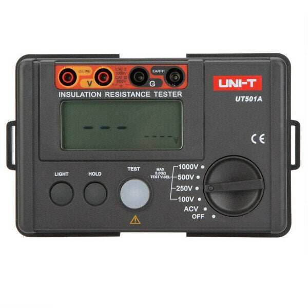 1000V Insulation Resistance Meter Ground Tester MegOhmmeter Volt Meterr with LCD Backlight