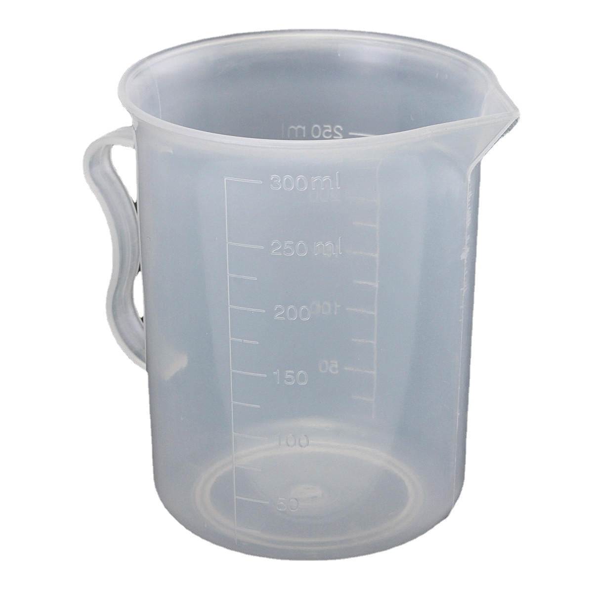 250ml Plastic Measuring Cup Clear Double Graduated Cylindrical Measuring Jug