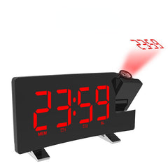 Wake-up Light Digital Projection Alarm Clock Loud LED FM Radio Snooze Sleep