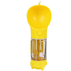 Portable Pet Water Cup Leak-Proof Accompanying Drinking Kettle for Travel-Yellow/Green/Blue/Pink