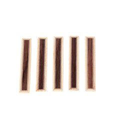 5 PCS Classical Guitar Bridge Tie Blocks Inlay Rosewood Wood Frame Series Guitar Parts Accessories