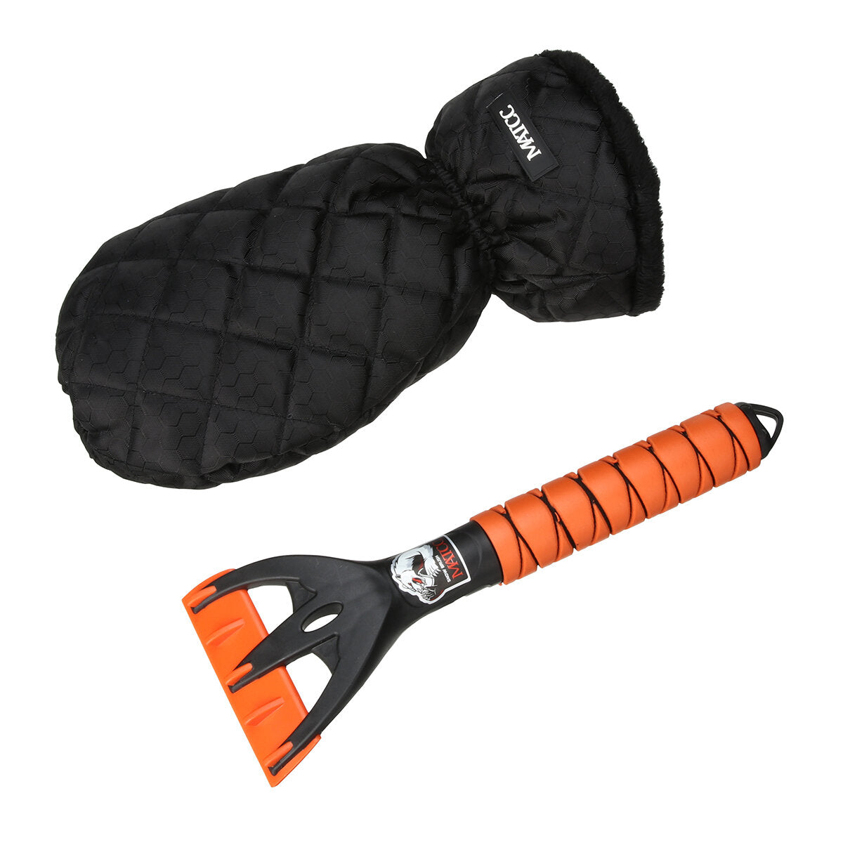 Ice Scraper Mitt for Windshield Car Ice Scraper Glove Waterproof and Warm Small Car Window Snow Scraper Tool for Freezer