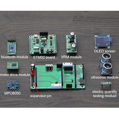 DIY STM32 Smart RC Balance Car bluetooth APP Control Ultrasonic Obstacle Avoidance Following Mode With OLED Screen