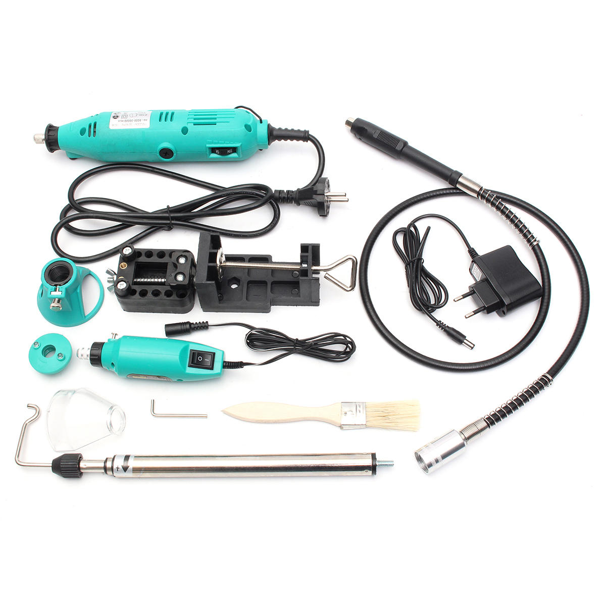 181pc Mini Drill Electric Grinder Sanding Polishing Rotary Tool with Accessory Set