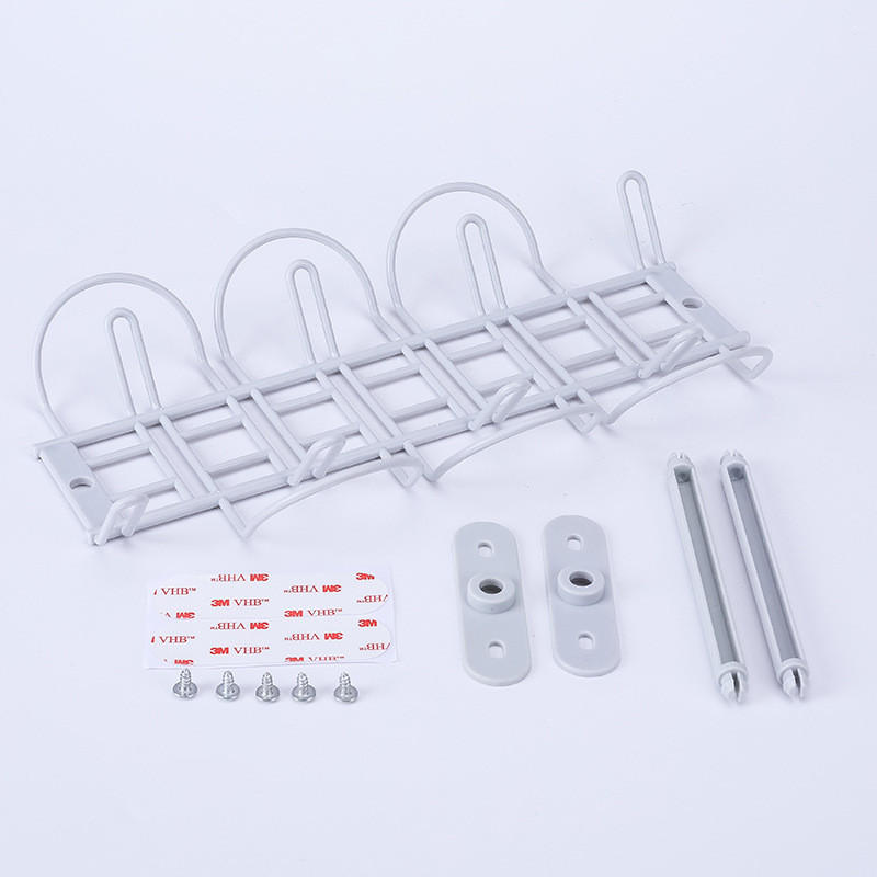 Table Bottom Power Cord Tow Board Compartment Hanging Storage Baskets Layered Rack Plug-in Board Storage Shelf Rack