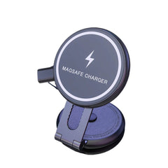 Tesla Car Mount Charger - 15W Magnetic Wireless Fast Charging for iPhone 14/13/12