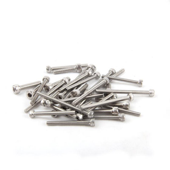 M3SH10 50Pcs M3 304 Stainless Steel 10-20mm Hex Socket Cap Head Screw Bolts Nut Optional Length