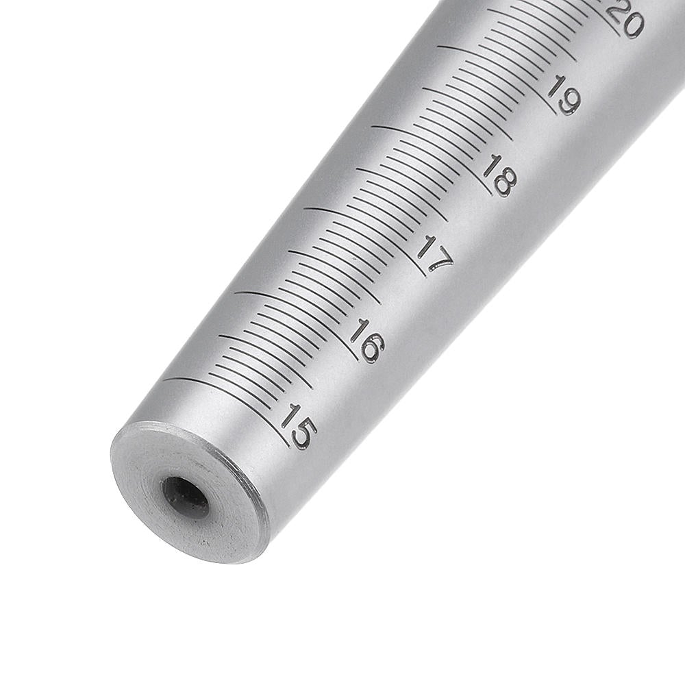 1-45mm Cone Feeler Taper Aperture Gauge Steel Round Hole Tapered Ruler