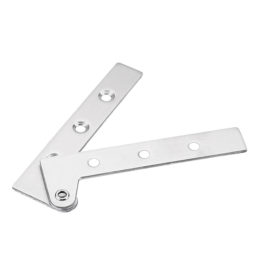 Stainless Steel Concealed Hinge 7-Shape Chicken Mouth Shape Door Hinge 360 Degree Rotating Hardware