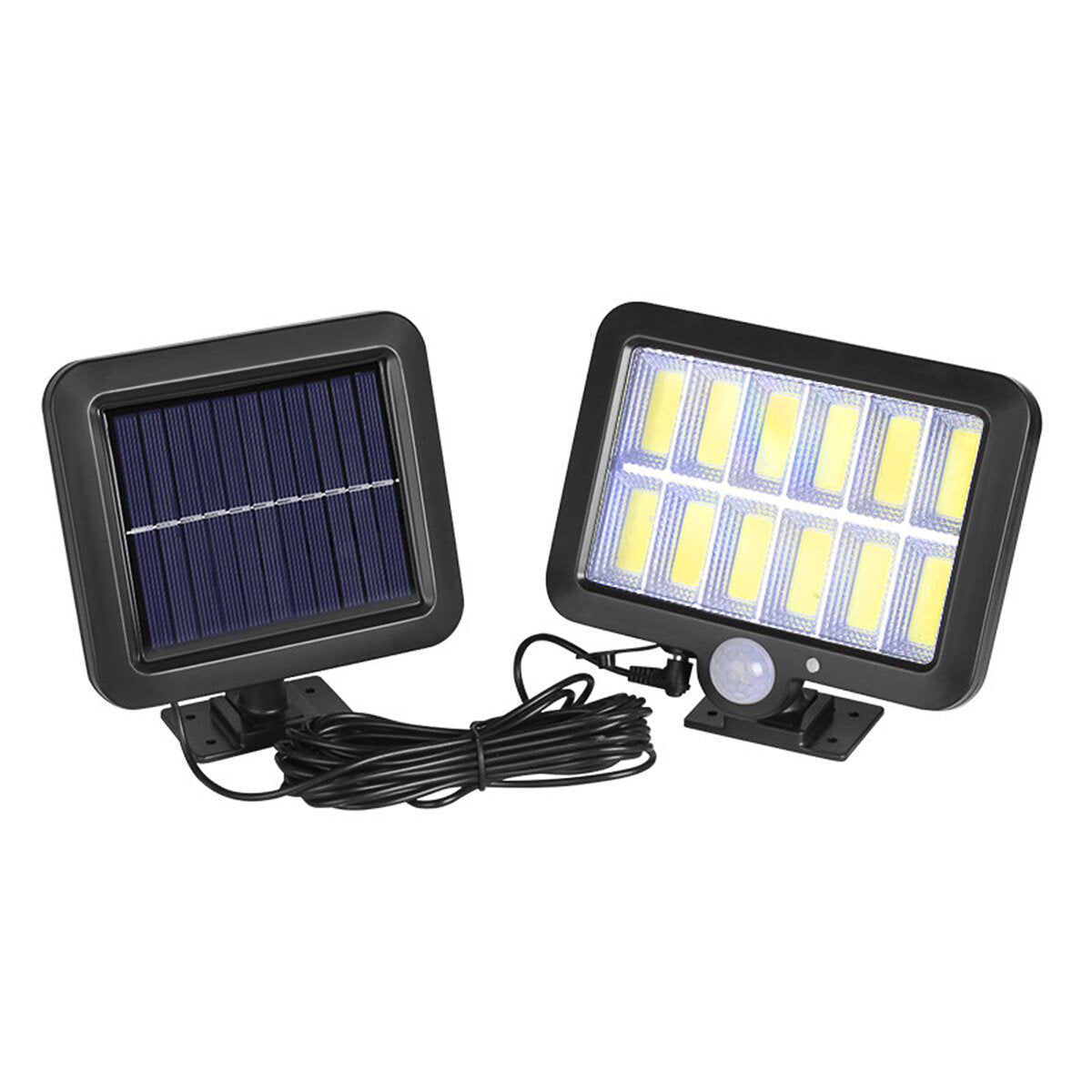 12 Grid Single/Three Mode Waterproof Split Solar Light Body Sensor Without Remote Control