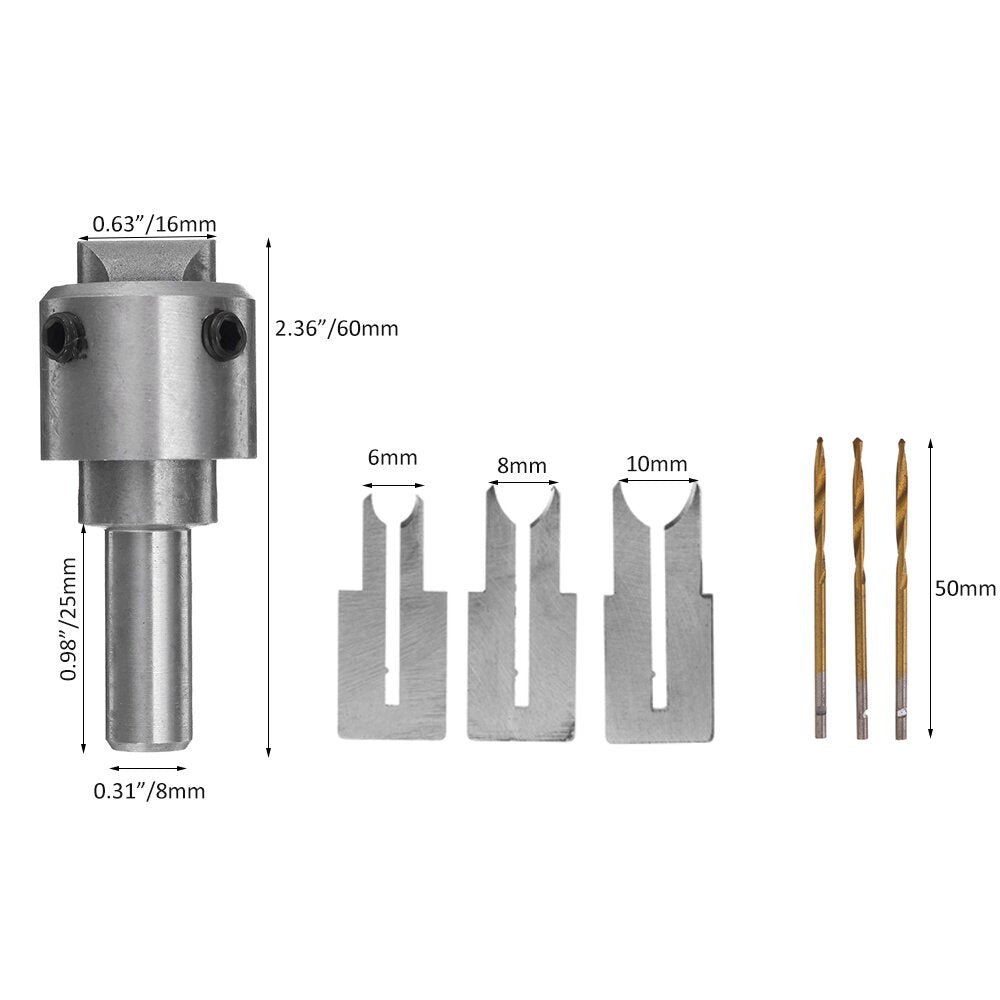 Beads Ball Router Bit Wooden Beads Maker Drill Bit Milling Cutter Tools