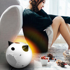 Compact Electric Heater: Quiet, Fast-Heating for Home, Office, Dorm Use