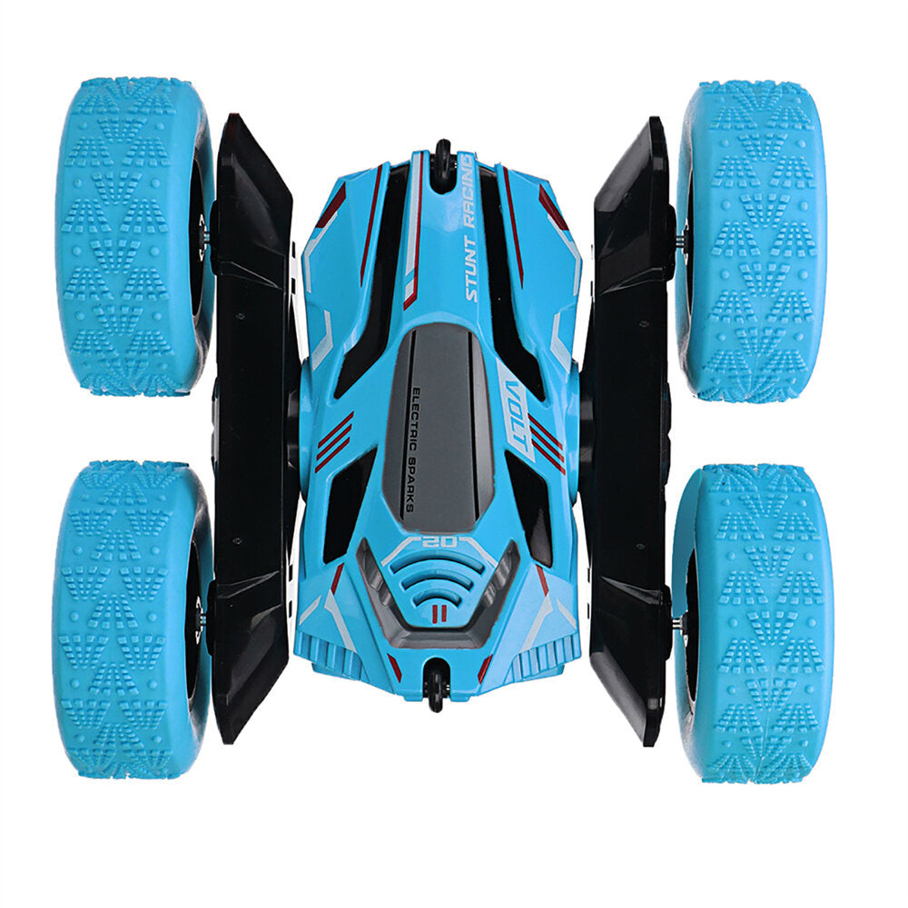 RC Stunt Car 2.4G 4WD 360 Rotate LED Lights Remote Control Off Road Double Sided Vehicles Model